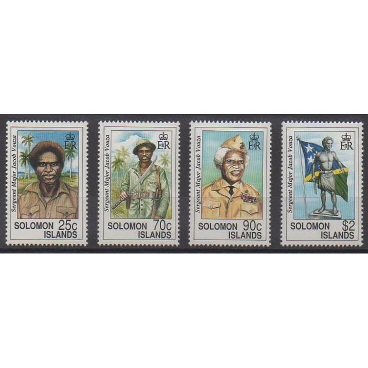 Solomon (Islands) - 1992 - Nb 744/747 - Various Historics Themes - Celebrities