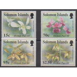 Solomon (Islands) - 1992 - Nb 782/785 - Orchids