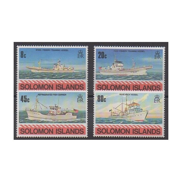 Salomon (Iles) - 1980 - No 402/405 - Navigation