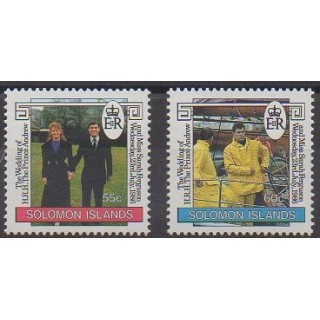 Solomon (Islands) - 1986 - Nb 552/553 - Royalty
