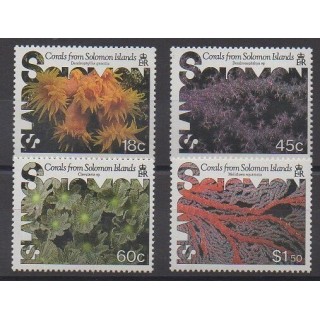 Salomon (Iles) - 1987 - No 605/608 - Animaux marins