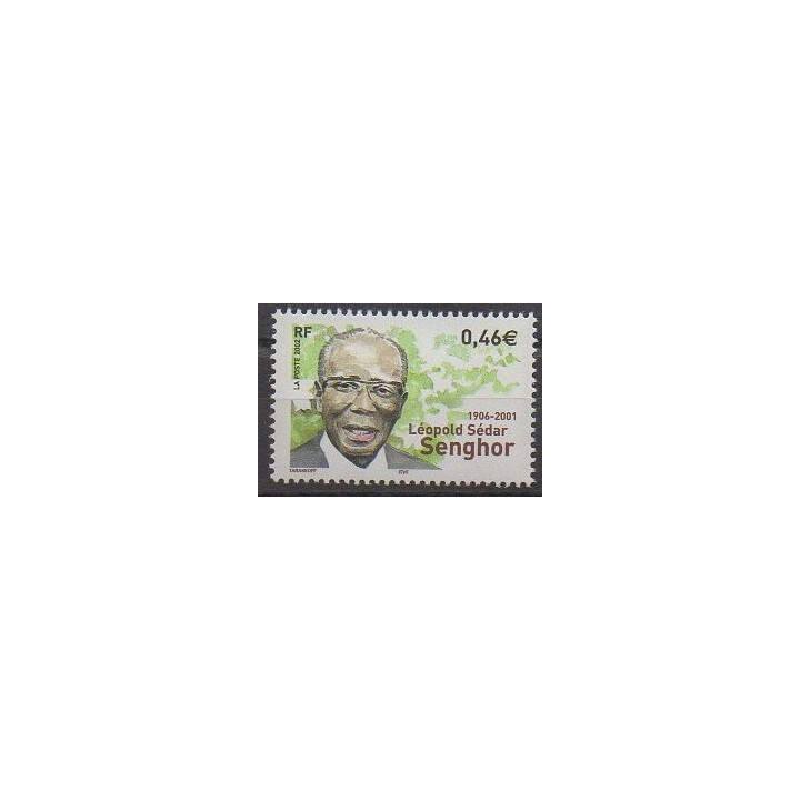 France - Poste - 2002 - No 3537 - Célébrités