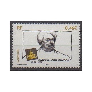 France - Poste - 2002 - No 3536 - Littérature