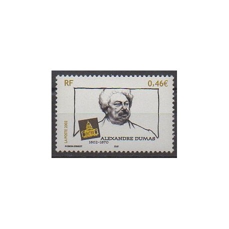 France - Poste - 2002 - No 3536 - Littérature