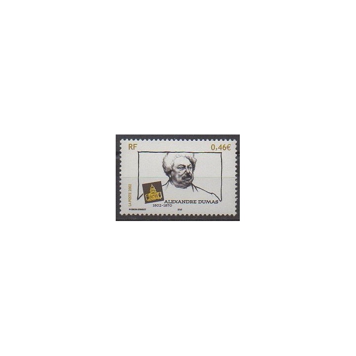 France - Poste - 2002 - No 3536 - Littérature