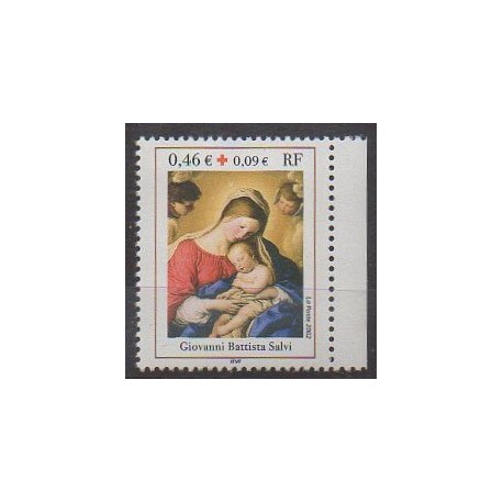 France - Poste - 2002 - No 3531a - Santé ou Croix-Rouge - Peinture