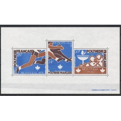 Polynésie - Blocs et feuillets - 1976 - No BF3 - Jeux olympiques d'été