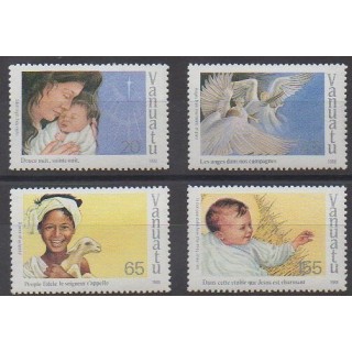 Vanuatu - 1988 - Nb 818/821 - Christmas