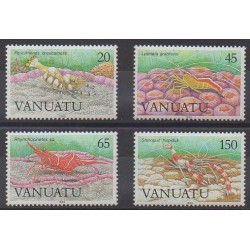 Vanuatu - 1989 - Nb 822/825 - Sea animals