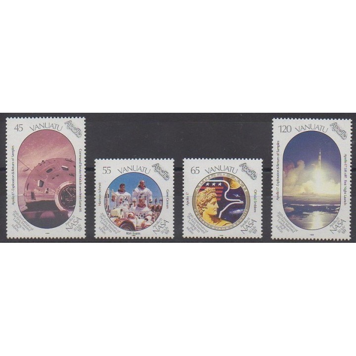 Vanuatu - 1989 - No 832/835 - Espace
