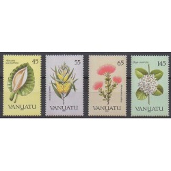 Vanuatu - 1990 - Nb 838/841 - Flowers