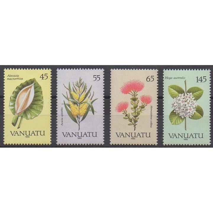 Vanuatu - 1990 - Nb 838/841 - Flowers