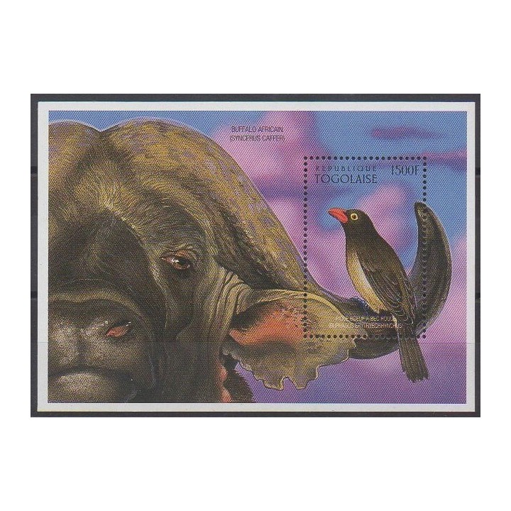 Togo - 1996 - No BF304A - Espèces menacées - WWF - Oiseaux