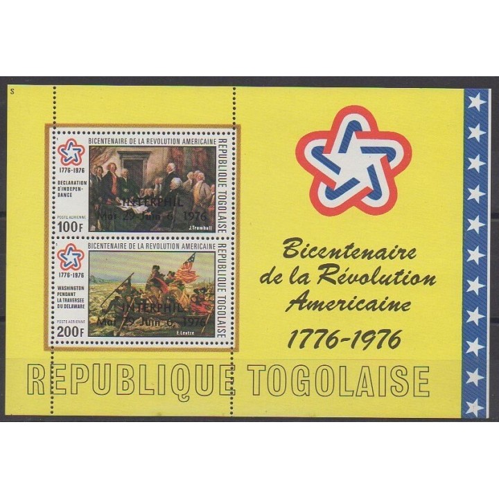 Togo - 1976 - No BF95 - Histoire - Philatélie