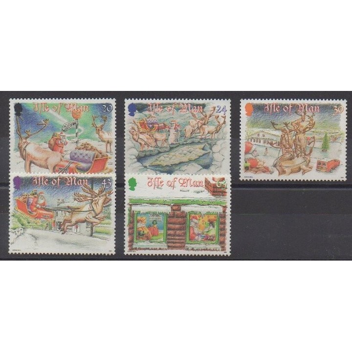 Man (Isle of) - 1998 - Nb 825/829 - Christmas