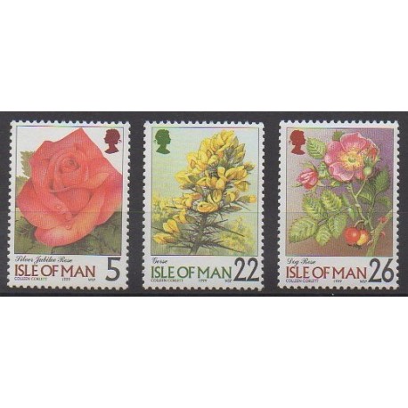 Man (Ile de) - 1999 - No 846/848 - Roses