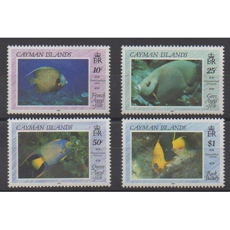 Caïmans (Iles) - 1990 - No 652/655 - Animaux marins