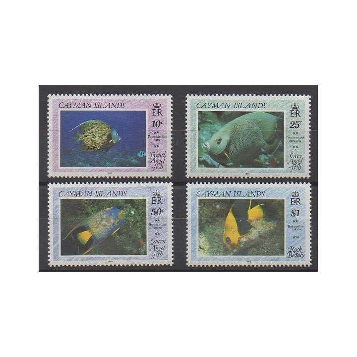 Caïmans (Iles) - 1990 - No 652/655 - Animaux marins