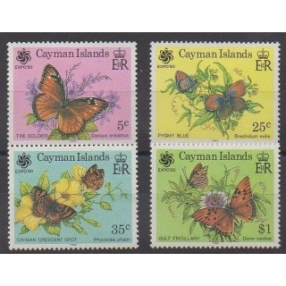 Cayman ( Islands) - 1990 - Nb 665/668 - Insects - Exhibition
