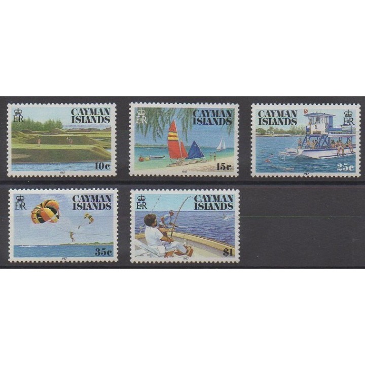 Caïmans (Iles) - 1987 - No 598/602 - Tourisme