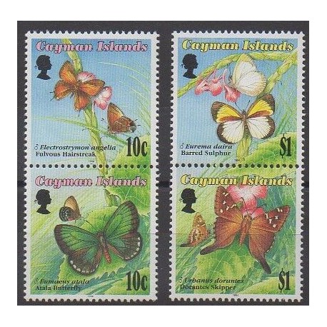 Caïmans (Iles) - 1994 - No 735/738 - Insectes
