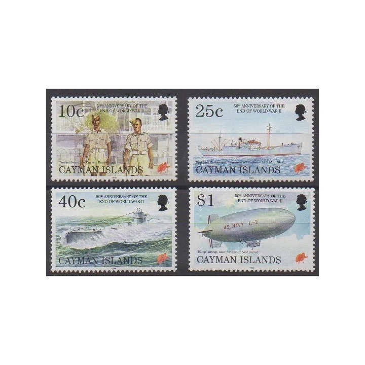 Caïmans (Iles) - 1995 - No 751/754 - Seconde Guerre Mondiale