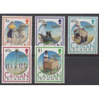Cayman ( Islands) - 1992 - Nb 699/703 - Craft