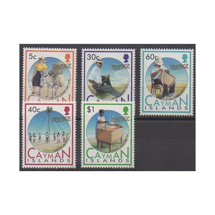 Caïmans (Iles) - 1992 - No 699/703 - Artisanat ou métiers