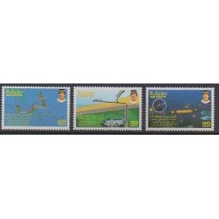 Brunei - 1992 - Nb 443/445 - Telecommunications