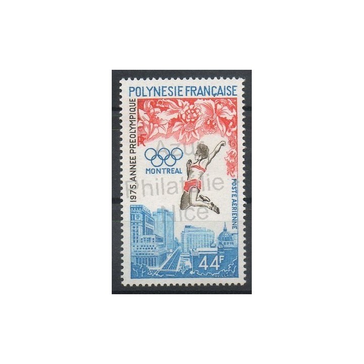 Timbres - Thème jeux olympiques d'été - Polynésie - Poste aérienne - 1975- No PA 96