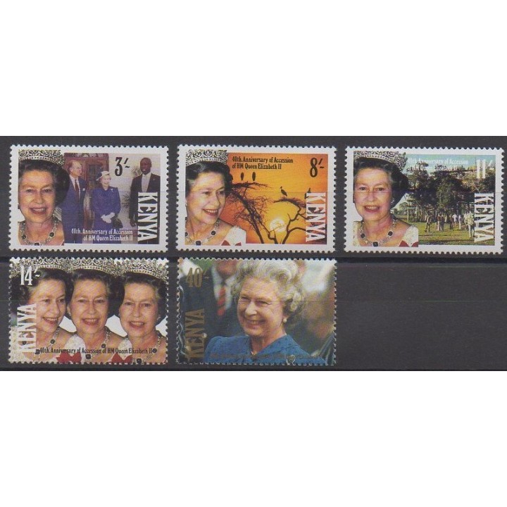 Kenya - 1992 - Nb 537A/537E - Royalty