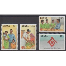 Kenya - 1994 - Nb 591/594 - Health