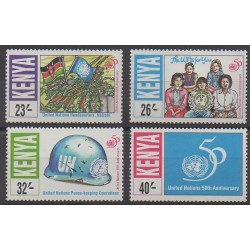 Kenya - 1995 - No 614/617 - Nations unies