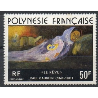 Timbres - Thème peinture - Polynésie - Poste aérienne - 1976- No PA 113
