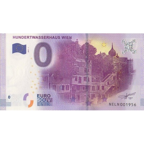 Euro banknote memory - Hundertwasserhaus Wien - 2017-1 - Nb 1956