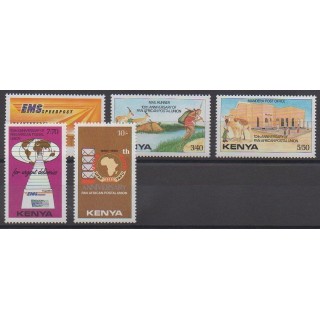 Kenya - 1990 - Nb 492/496 - Postal Service