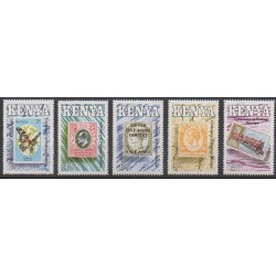 Kenya - 1990 - No 514/518 - Timbres sur timbres