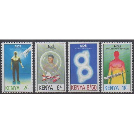 Kenya - 1991 - Nb 534/537 - Health