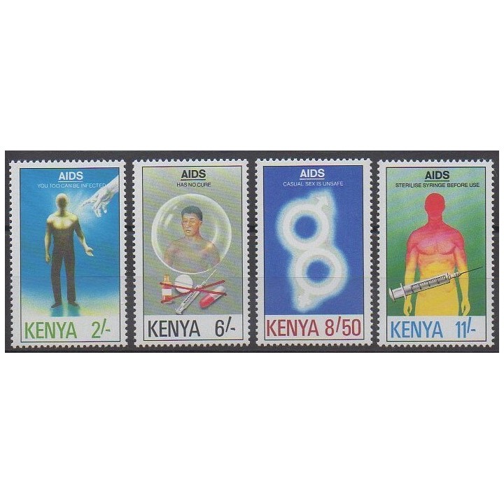 Kenya - 1991 - Nb 534/537 - Health