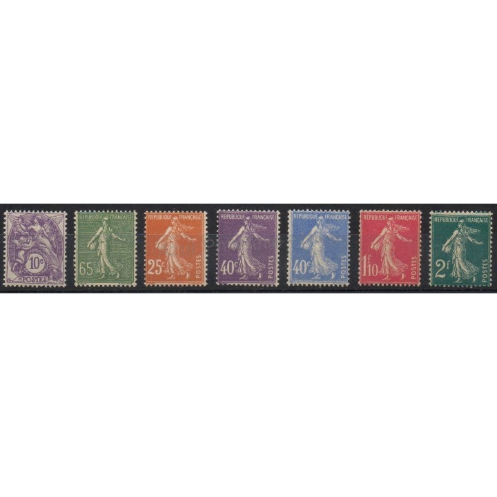 Timbres  - France - Poste - 1927 - No 233/239