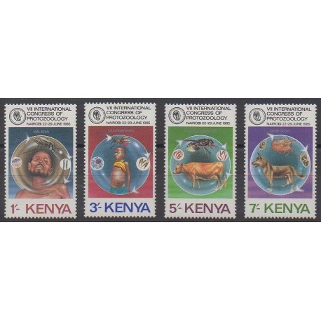 Kenya - 1985 - Nb 331/334 - Science