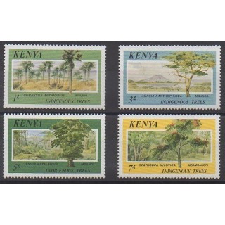 Kenya - 1986 - No 352/355 - Arbres