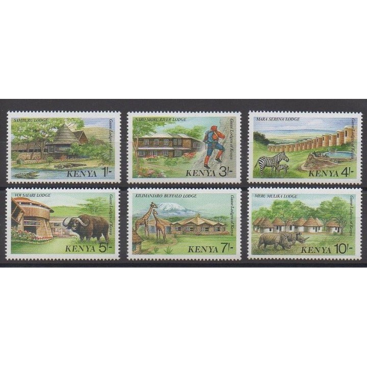 Kenya - 1988 - No 427/432 - Tourisme