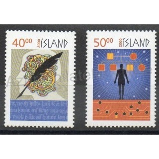 Timbres  - Islande - 2000 - No 886/887