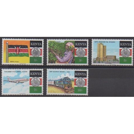 Kenya - 1988 - Nb 459/463 - Various Historics Themes