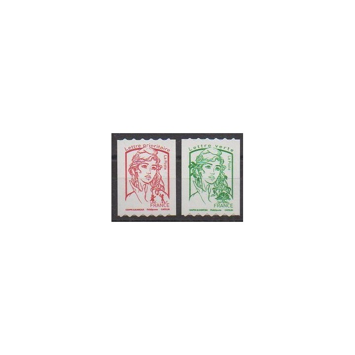 France - Autoadhésifs - 2016 - No 1256/1257