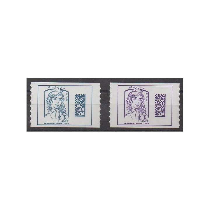 France - Self-adhesive - 2016 - Nb 1216/1217