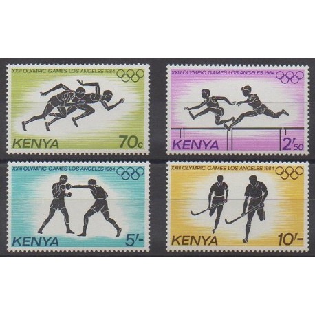 Kenya - 1984 - Nb 293/296 - Summer Olympics