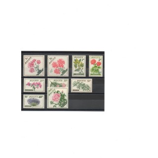 Timbres - Thème fleurs  - Monaco - Poste - 1959 - No 514/522
