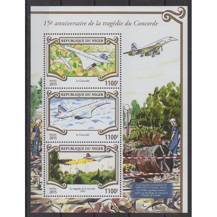 Niger - 2015 - No 2920/2922 - Aviation